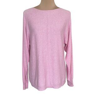 BIANCO & BLU Italy Cashmere And Silk Blend Ottoman Sweater NWT Sz M